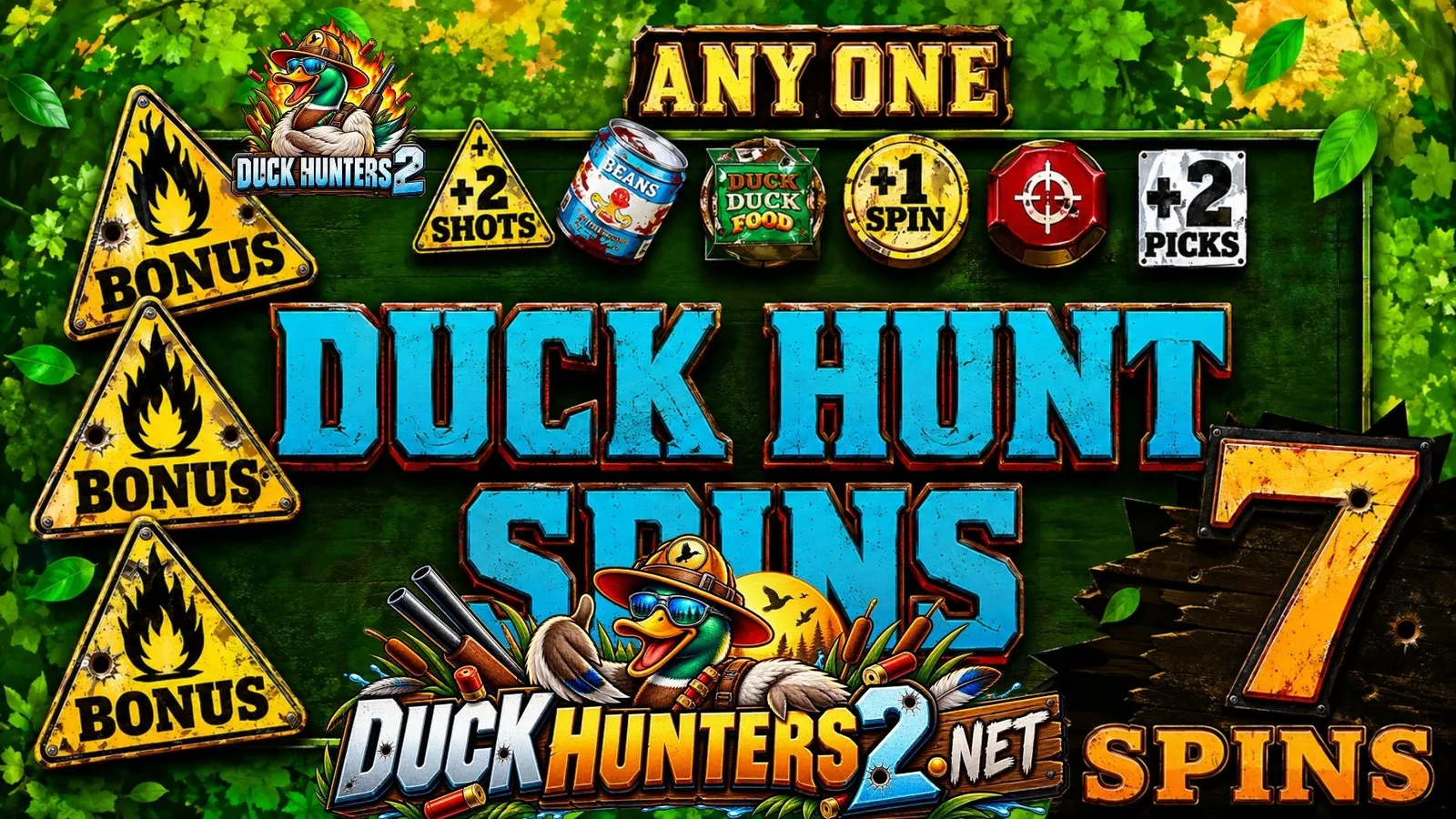 Duck Hunters 2 — Duck Hunt Spins (nolimit Bonus) (Nolimit City, official screenshot)