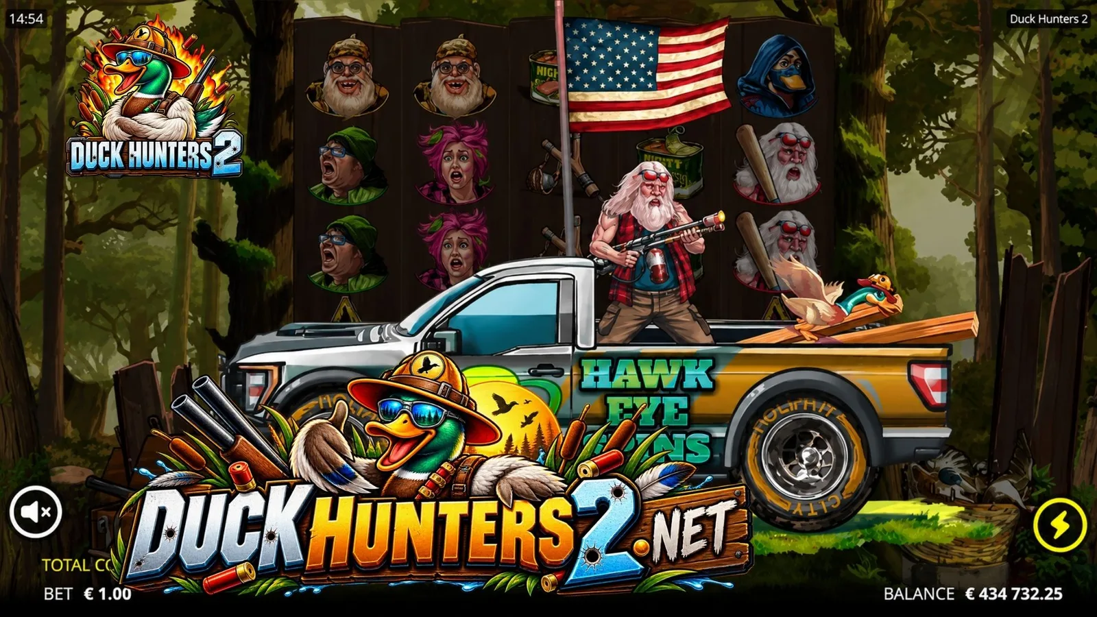 Duck Hunters 2 — Duck Hunters 2 Demo 3 (Nolimit City, official screenshot)
