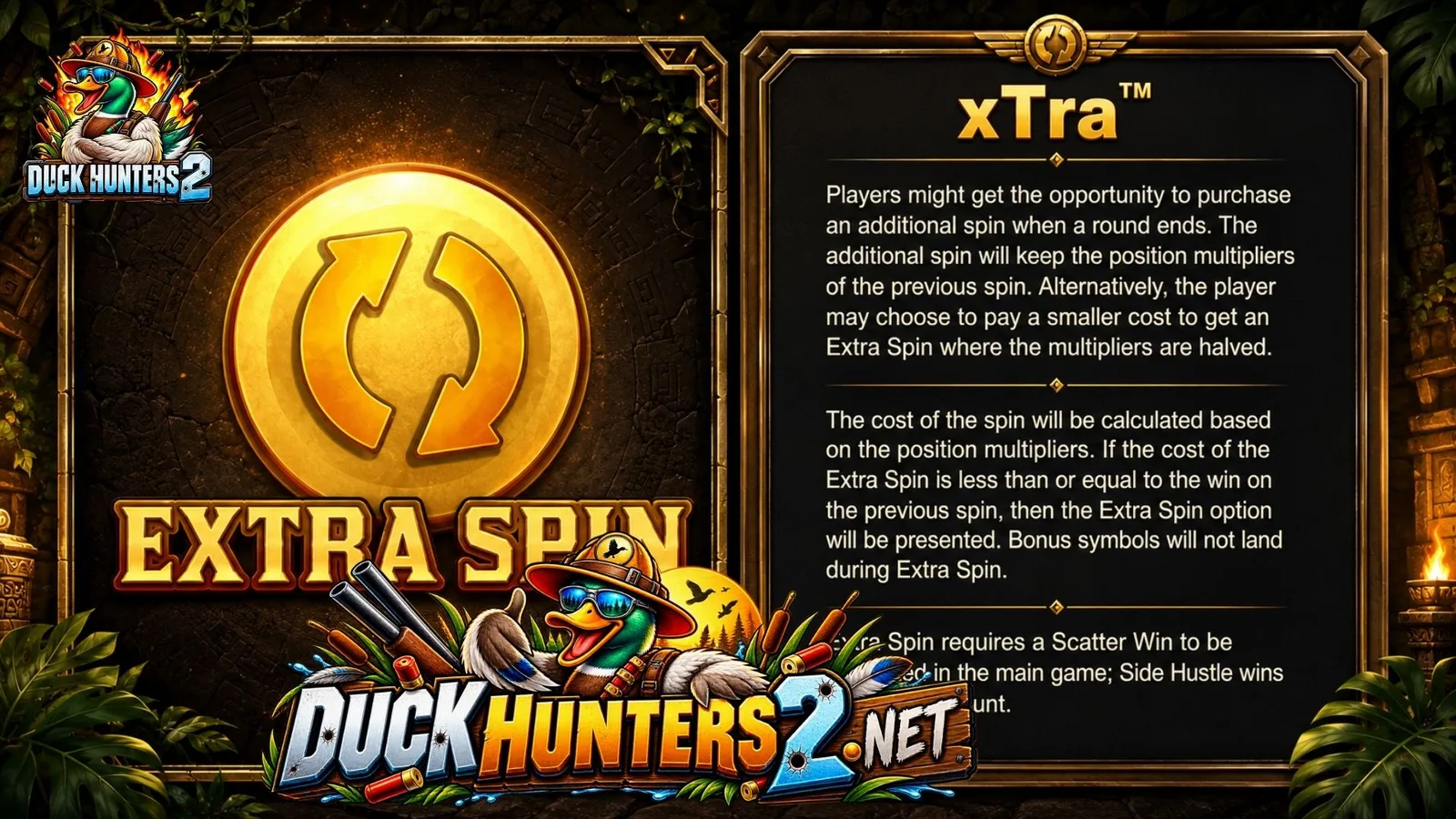Duck Hunters 2 — xTra Duck Hunters 2 (Nolimit City, official screenshot)